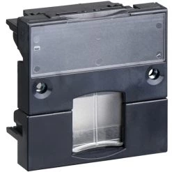 Schneider VDI88116 - Plastron 45 Adaptateur Gris Foncé VLT - Gris