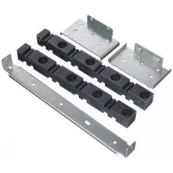 Schneider 04664 Support Jeu De Barres Horizontal - Barre 5/10 Mm - Noir