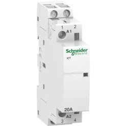 SCHNEIDER Acti9, ICT Contacteur 20A 2NO 230...240VCA 50Hz - A9C22722