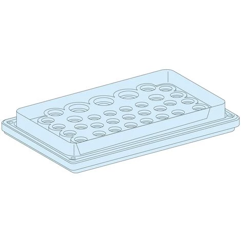 SCHNEIDER Plaque Passe-câbles 39 Entrées 7 à 26 IP55 - 08898 3 SCHNEIDER Plaque Passe-câbles 39 Entrées 7 à 26 IP55 - 08898