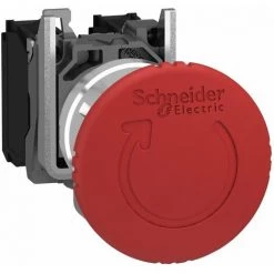 SCHNEIDER Harmony Arrêt D'urgence Rouge Ø22- Tête Ø 40 Tourner Pour Déverrouiller 1O+1F - XB4BS84441