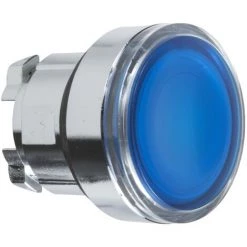 SCHNEIDER Harmony Tête De Bouton Poussoir Lumineux - Ø22 - Bleu - ZB4BW363