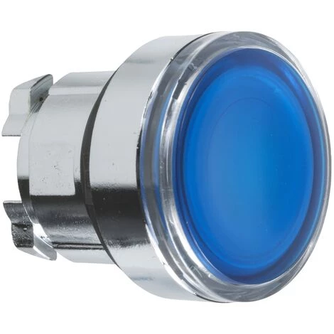 SCHNEIDER Harmony Tête De Bouton Poussoir Lumineux - Ø22 - Bleu - ZB4BW363 3 SCHNEIDER Harmony Tête De Bouton Poussoir Lumineux - Ø22 - Bleu - ZB4BW363