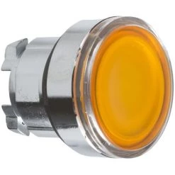 SCHNEIDER Harmony Tête De Bouton Poussoir Lumineux - Ø22 - Orange - ZB4BW353
