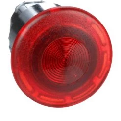 SCHNEIDER Harmony Tête De Bouton Poussoir Lumineux Ø 40 Mm - Pousser-tirer - Ø22- Rouge - ZB4BW643