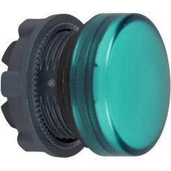 SCHNEIDER Harmony Tête De Voyant - Ø22 - Rond - Cabochon Lisse Vert - ZB5AV033