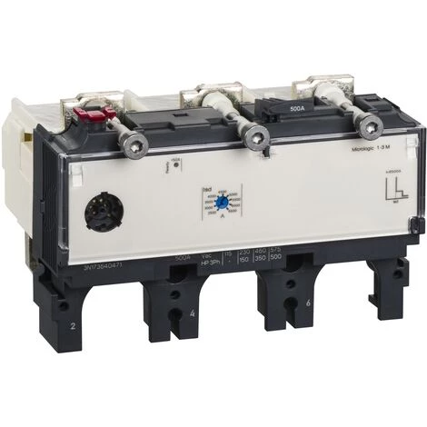 SCHNEIDER DECLENCHEUR MICROLOGIC 1.3 M 320A 3P3D POUR DISJONCTEUR NSX400/630 - LV432069 3 SCHNEIDER DECLENCHEUR MICROLOGIC 1.3 M 320A 3P3D POUR DISJONCTEUR NSX400/630 - LV432069