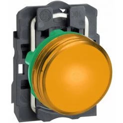 SCHNEIDER Harmony Voyant Rond Ø22 - IP66 - Orange - LED Intégrée - 240 V - XB5AVM5