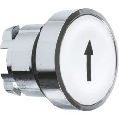 SCHNEIDER Harmony Tête De Bouton Poussoir - Ø22 - Blanc - Flèche Haute - ZB4BA334