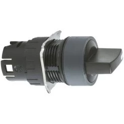 SCHNEIDER Tête Pour Bouton Tournant 2 Positions Diam 16 Noir - ZB6AD28