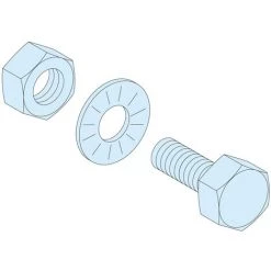 SCHNEIDER Boulons (20), M6 X 20 Pour Barre De 5 Mm - 04194