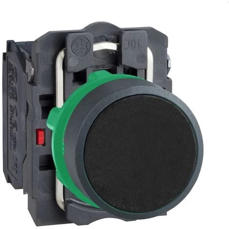 SCHNEIDER Harmony Bouton-poussoir Noir Ø22 - à Impulsion Affleurant - 1O+1F - XB5AA25 3 SCHNEIDER Harmony Bouton-poussoir Noir Ø22 - à Impulsion Affleurant - 1O+1F - XB5AA25