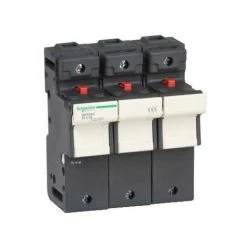 SCHNEIDER PORTE-FUS 3P 125A POUR FUSIBLE 22 X 58 MM - DF223C