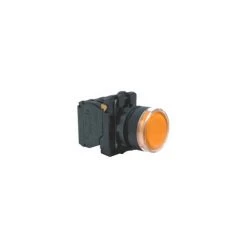 SCHNEIDER Harmony Bt-pous Lumineux Orange Ø22 - Impulsion - 24V - 1O+1F - XB5AW35B5