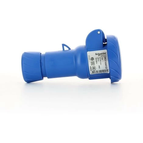Prise Mobile Industrielle Schneider 2X16A+E 230V IP67 Bleu PKY16M723 4 Prise Mobile Industrielle Schneider 2X16A+E 230V IP67 Bleu PKY16M723 – Image 2