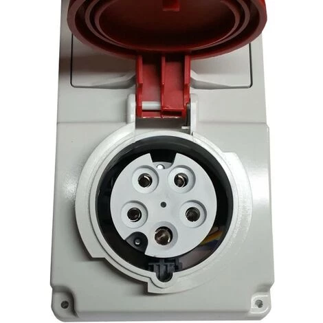 Schneider Vertical 3X16A+NT 400V IP44 Prise Verrouillée 82136 4 Schneider Vertical 3X16A+NT 400V IP44 Prise Verrouillée 82136 – Image 2