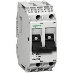 SCHNEIDER TeSys GB2 - Disjoncteur Pour Circuit De Contrôle - DB - 2 A - 2P - 2d - GB2DB07
