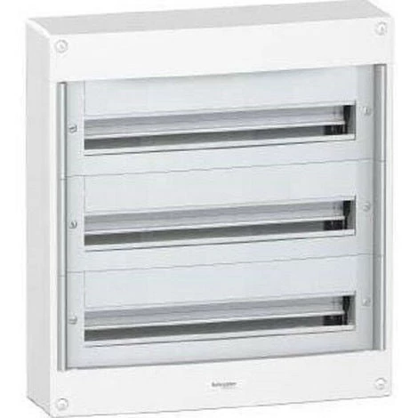 Coffret électrique Saillie 3 Rangées 24 Modules Pragma Schneider PRA10267W 3 Coffret électrique Saillie 3 Rangées 24 Modules Pragma Schneider PRA10267W