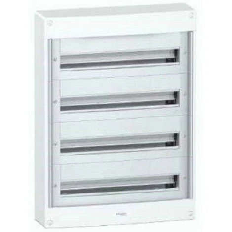 Coffret électrique Saillie 4 Rangées 24 Modules Pragma Schneider PRA10268W 3 Coffret électrique Saillie 4 Rangées 24 Modules Pragma Schneider PRA10268W