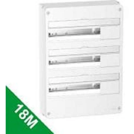 Coffret électrique 54 Modules - 3 Rangées De 18 Modules Schneider R9H18403 3 Coffret électrique 54 Modules - 3 Rangées De 18 Modules Schneider R9H18403