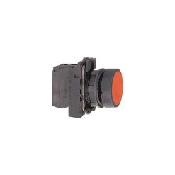 SCHNEIDER Harmony Bouton-poussoir Rouge Ø22 - à Impulsion Affleurant - 1O+1F - XB5AA45