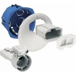 Boite Applique DCL Schneider Electric MULTIFIX Avec Douille Et Couvercle Non Affleurant