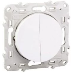 SCHNEIDER Double Poussoir Odace Anthracite Connexion Rapide à Vis 10 SCHNEIDER Double Poussoir Odace Anthracite Connexion Rapide à Vis -SCHNEIDER Soldes 22785700 4