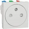 SCHNEIDER Double Prise De Courant 2P+T Goul Connexion Rapide Blanc Unica - Blanc -SCHNEIDER Soldes 22785946 1