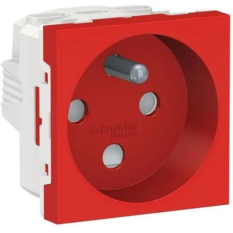 SCHNEIDER Double Prise De Courant 2P+T Goul Connexion Rapide Blanc Unica - Blanc 4 SCHNEIDER Double Prise De Courant 2P+T Goul Connexion Rapide Blanc Unica - Blanc – Image 2