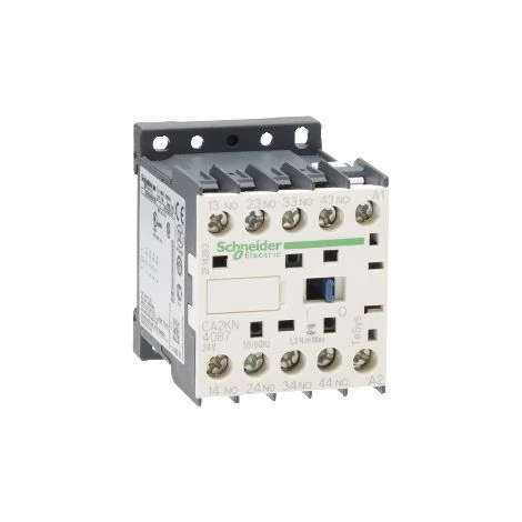 SCHNEIDER TeSys CA2K - Contacteur - 4F+0O - Instantané - 10A - 24Vca - CA2KN40B7 3 SCHNEIDER TeSys CA2K - Contacteur - 4F+0O - Instantané - 10A - 24Vca - CA2KN40B7