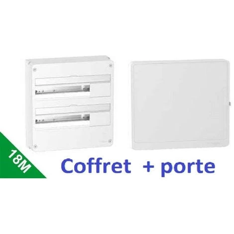 Coffret électrique 36 Modules 2 Rangées Schneider Avec Porte R9H18402 + R9H18422 3 Coffret électrique 36 Modules 2 Rangées Schneider Avec Porte R9H18402 + R9H18422
