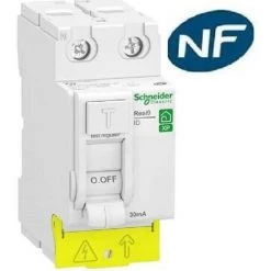 Interrupteur Différentiel 2P 63A 30ma Type FSI - Peignable - Schneider R9PRF263