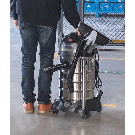 ASPIRATEUR EAU ET POUSSIERES SCHNEIDER 30 L FONCTION SOUFFLEUR 1200W S50005 4 ASPIRATEUR EAU ET POUSSIERES SCHNEIDER 30 L FONCTION SOUFFLEUR 1200W S50005 – Image 2