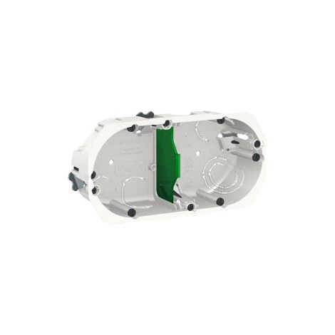 SCHNEIDER Boite D"encastrement - 2 Postes - Alombard 3 SCHNEIDER Boite D"encastrement - 2 Postes - Alombard