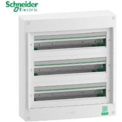 Coffret électrique Saillie 3 Rangées 24 Modules Rési9 Schneider R9H24403