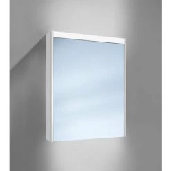 Schneider O- Line Armoire De Toilette LED 012 60/1/LED, éclairage Dessus, Exécution: Norme UE/corps Blanc - 164.061.02.02