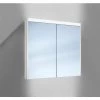 Schneider O- Line Armoire De Toilette LED 012 80/2/LED, 2 Portes, éclairage En Haut, Exécution: Norme UE/corps Blanc - 164.080.02.02 -SCHNEIDER Soldes 25062574 1