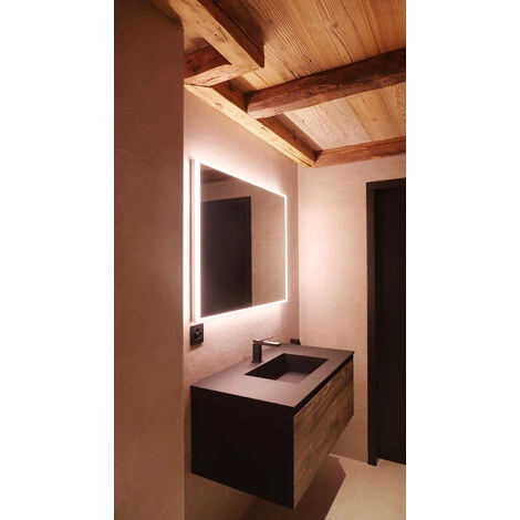 Schneider A-line Miroir Lumineux LED 100x76,cm, 166.300.01., Coloris: Argent Anodisé - 166.300.01.50 4 Schneider A-line Miroir Lumineux LED 100x76,cm, 166.300.01., Coloris: Argent Anodisé - 166.300.01.50 – Image 2