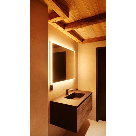 Schneider A-line Miroir Lumineux LED 100x76,cm, 166.300.01., Coloris: Argent Anodisé - 166.300.01.50 5 Schneider A-line Miroir Lumineux LED 100x76,cm, 166.300.01., Coloris: Argent Anodisé - 166.300.01.50 – Image 3