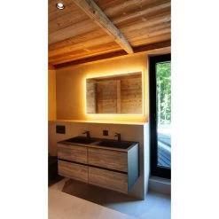 Schneider A-line Miroir Lumineux LED, 120x76cm, 166.320.01., Coloris: Argent AnodisÃ© - 166.320.01.50 -SCHNEIDER Soldes 25062734 5