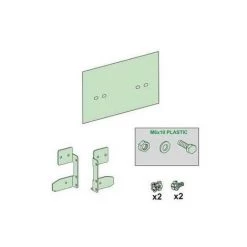 Schneider 04624 Kit écran éclisse Linergy - Gris