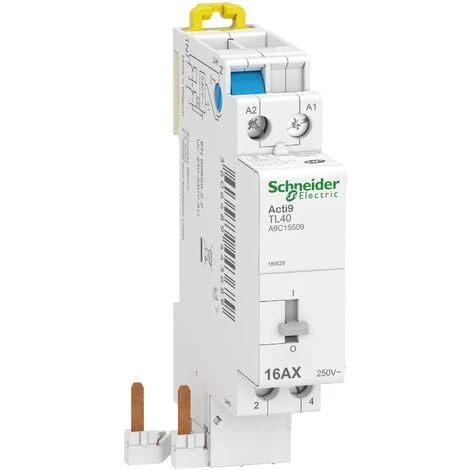 SCHNEIDER Acti9 IDT40 TL - Télérupteur à Raccordement Rapide - 16A - 2P - 230V 3 SCHNEIDER Acti9 IDT40 TL - Télérupteur à Raccordement Rapide - 16A - 2P - 230V