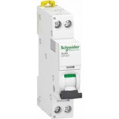 SCHNEIDER Acti9 IDT40T - Disjoncteur Modulaire - 1P+N - 40A - Courbe C - 4500A/6kA