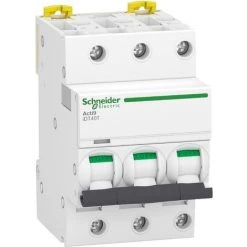 SCHNEIDER Acti9 IDT40T - Disjoncteur Modulaire - 3P - 20A - Courbe D - 4500A/6kA