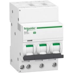 SCHNEIDER Acti9 IDT40T XA - Disjoncteur Modulaire - Auto/vis - 3P+N 25A Courbe C - 6kA