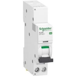SCHNEIDER Acti9 IDT40T XA - Disjoncteur Modulaire - Auto/vis - 1P+N - 16A - Courbe C - 6kA