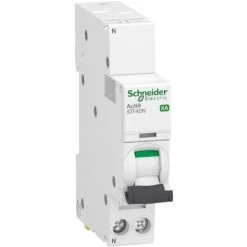 SCHNEIDER ACTI9 IDT40N XA - Disjoncteur Modulaire - Auto/vis - 1P+N C 16A 6000A/10kA