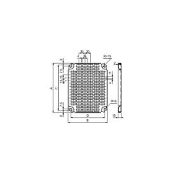 SCHNEIDER Spacial - Châssis Perforé Telequick - Acier - Pour Coffret H=300xL=400mm - NSYMR34