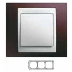 Schneider U6,006,872 Cadre 3 éléments-Bordeaux