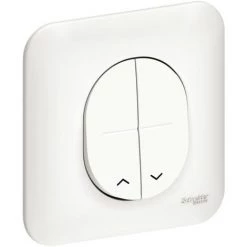 SCHNEIDER Ovalis - Bouton-poussoirs Pour Volet Roulant (S260207)